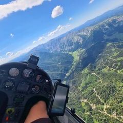Flugwegposition um 13:41:16: Aufgenommen in der Nähe von Gemeinde Turnau, Österreich in 2133 Meter